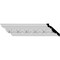 Ekena Millwork SAMPLE - 3 1/8"H x 3 1/8"P x 4 1/2"F x 12"L Butterfly Crown Moulding SAMPLE-MLD03X03X05BT - alternate 1